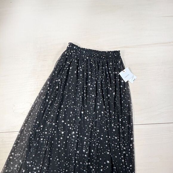 La La Land Women's Stars‎ Midi Skirt Night Sky Lined Originality.  S Maxi - Picture 6 of 6
